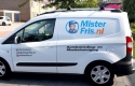 Autobelettering Ford Transit Courier Mr Fris